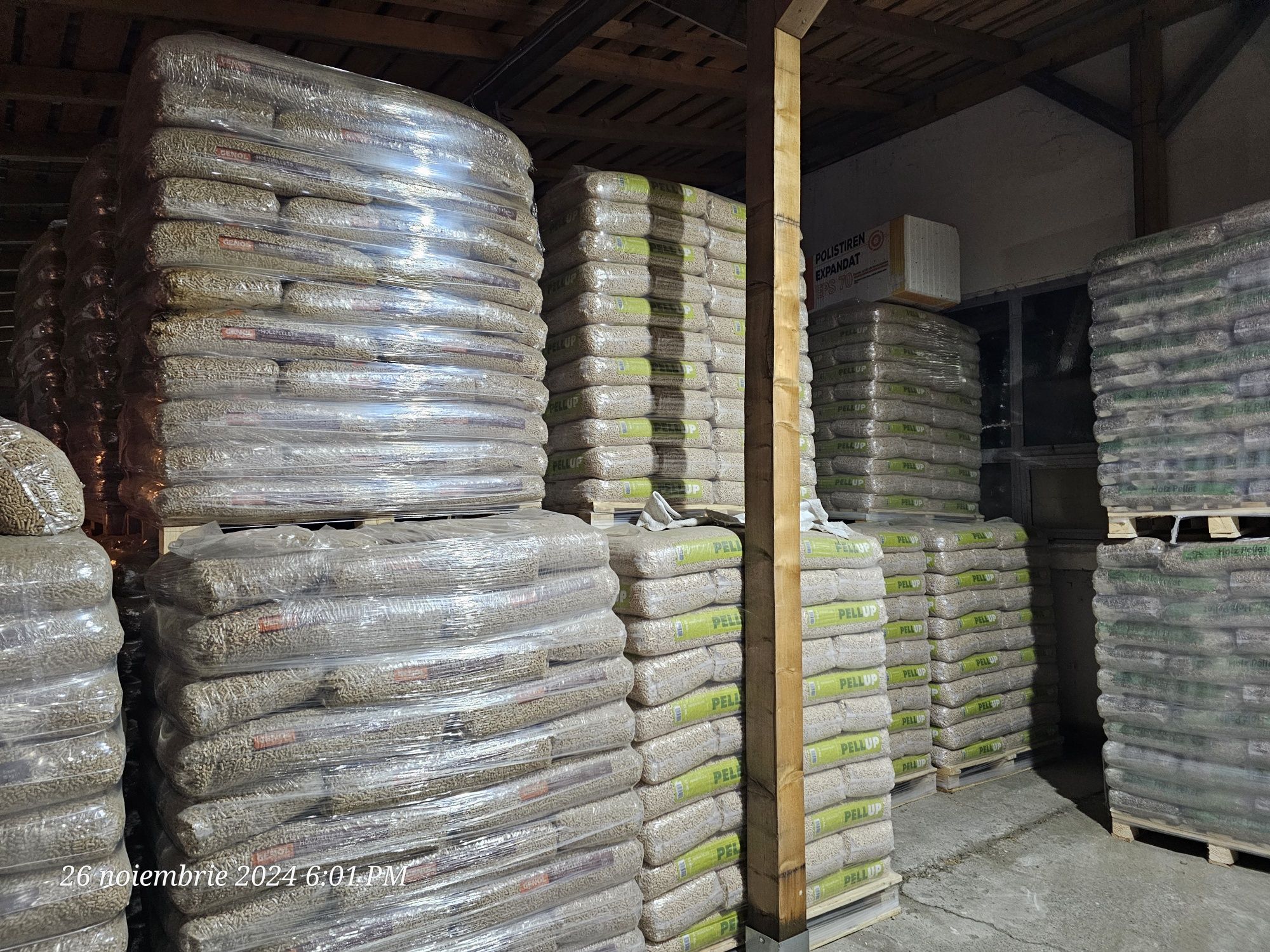 Peleti Pell up/ HS Timber/  Barlinek/Lemne paletizate/ Brichete ruf