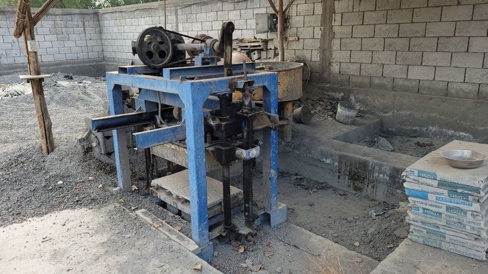 Шлакоблок станок
