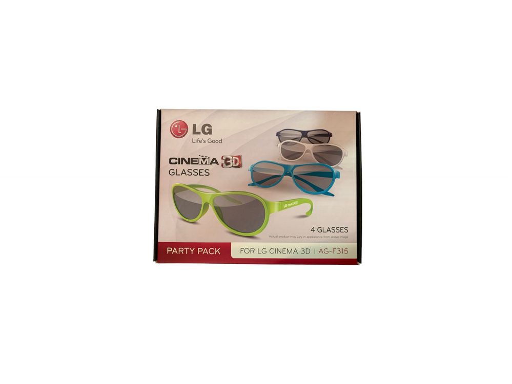 LG. SET 4 Ochelari 3D pt cinema, sigilati, pentru filme la cinema etc