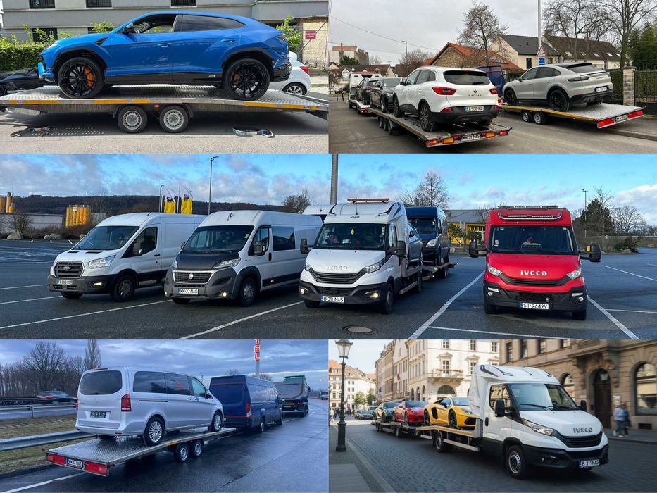 Transport auto / Tractari / Platforma / Franta / Europa / Licență+CMR