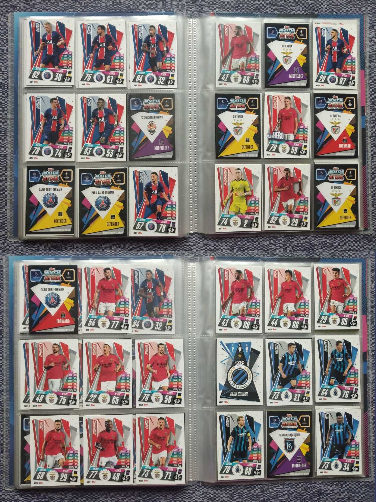 Футболни Картички Champions League Season 2020/2021 Match Attax Topps