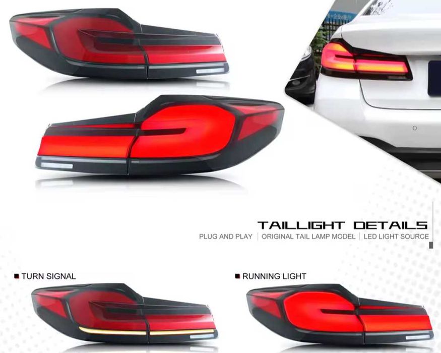 Фейслифтови стопове за БМВ Г30 BMW G30 LCI Facelift тунинг фейс лед