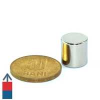 Magnet 12.7x12.7mm neodim cilindru disc puternic forta 6kg