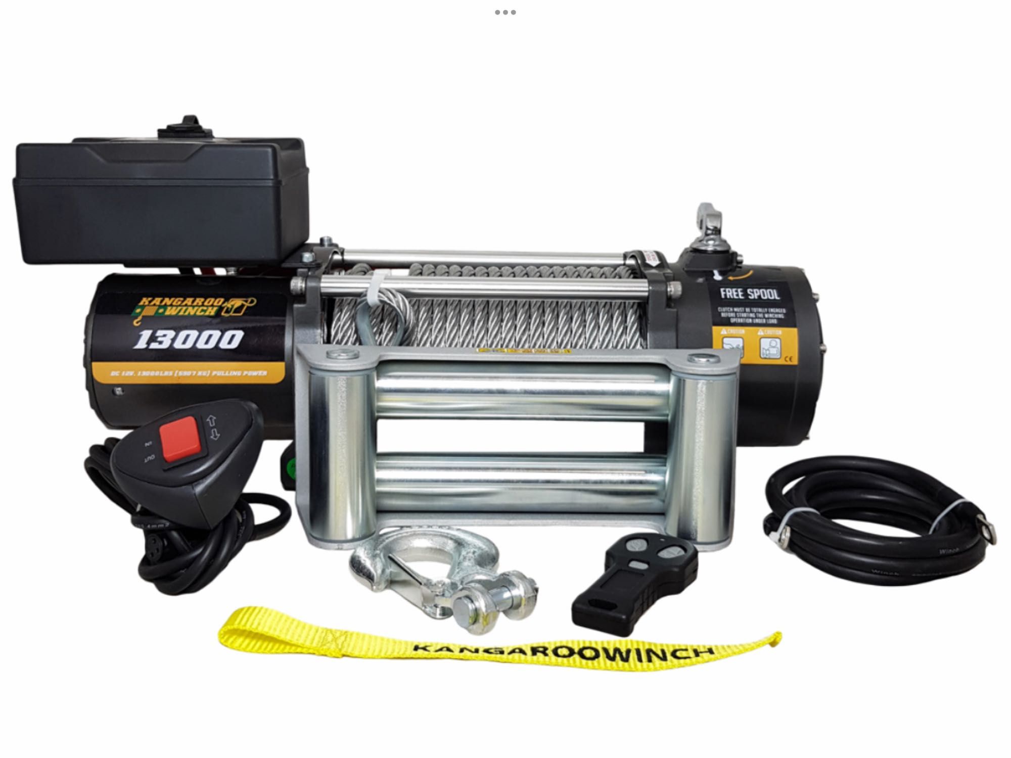 Troliu electric 6 Tone KangarooWinch PowerWinch 5,907kg 12V platforma