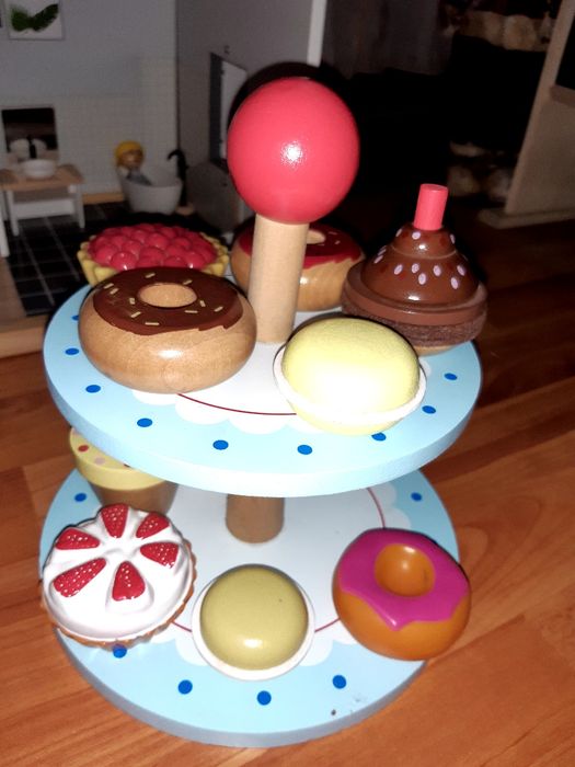 Suport prajituri lemn