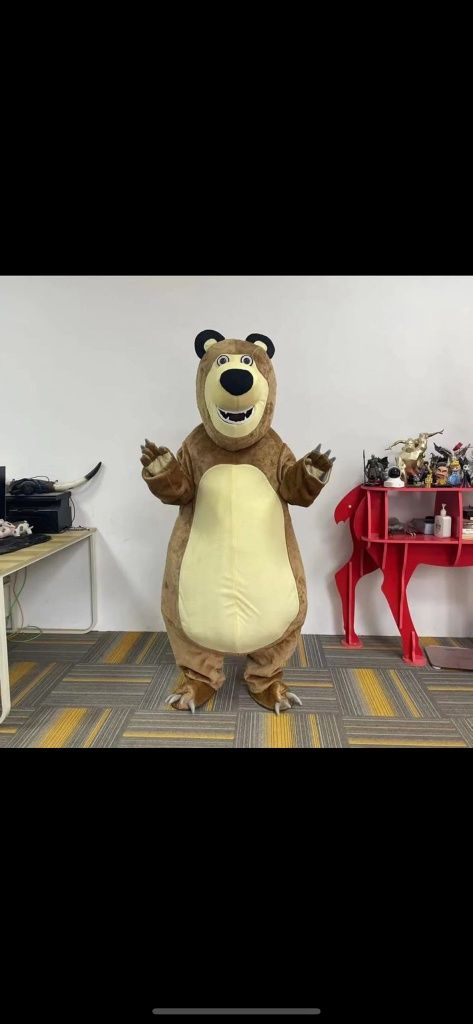 Costume Cosplay Mascote Masha si ursu, evenimente, petreceri, nou