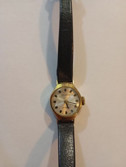 Ceas vechi de dama Aur 14K cu stanta