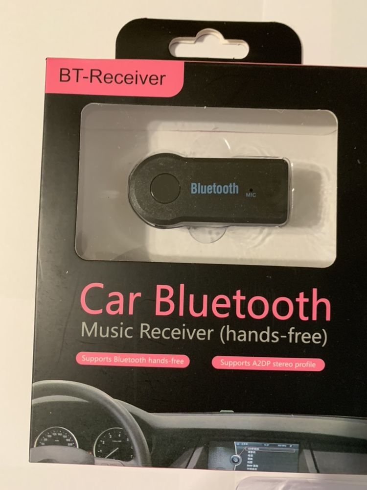 Bluetooth auxiliar pentru sisteme audio, masina, boxa