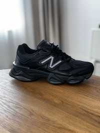 New Balance 9060 Triple Black Leather