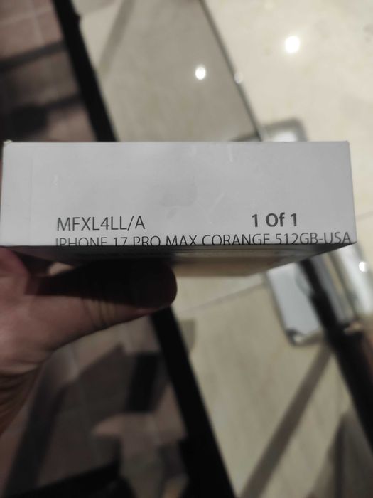 iPhone 17 Pro max 512 orange