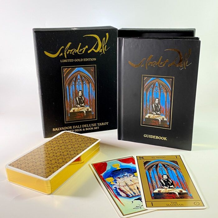 RAR Salvador Dali DELUXE Tarot+Book LIMITED GOLD Edition box set SIGIL