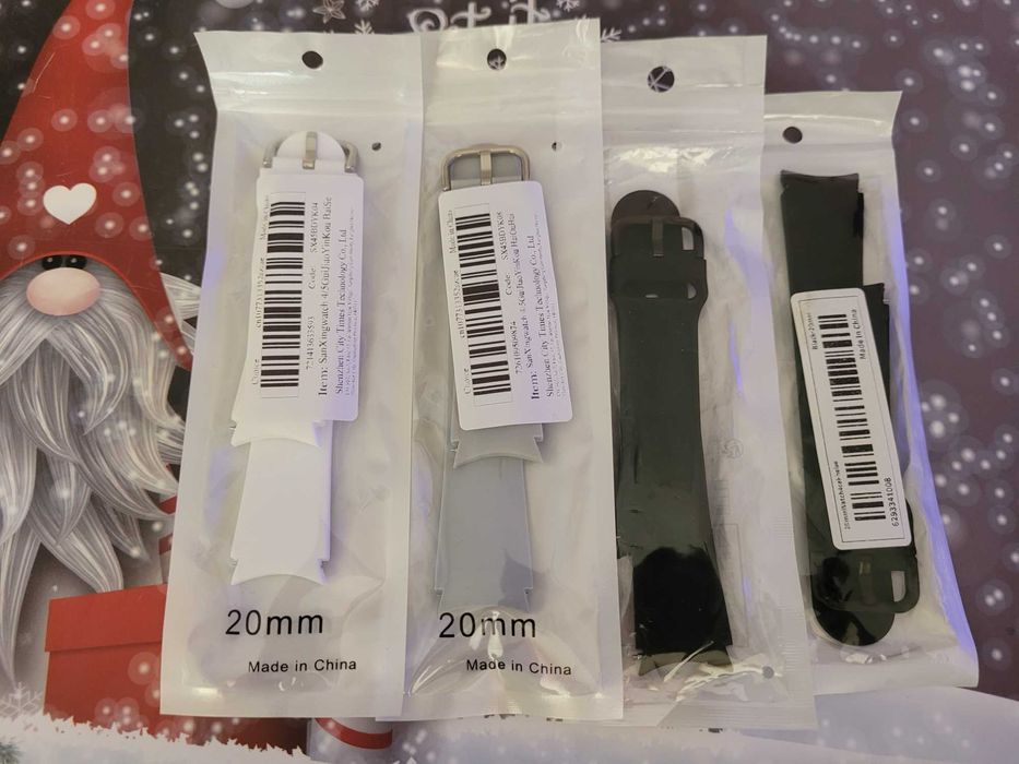 Силиконови каишки за смарт часовник 20 мм.