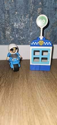 Lego duplo motocicleta de politie
