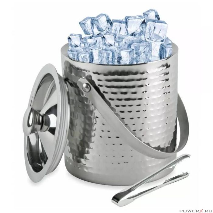 Frapiera pentru gheata, inox, argintie, capacitate 1,5l Kinghoff