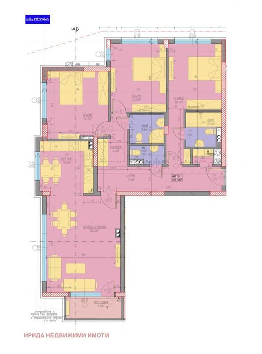 Продава се Многостаен апартамент в София, Лозенец - 156 кв.м за 2554 €/кв.м - Снимка #13
