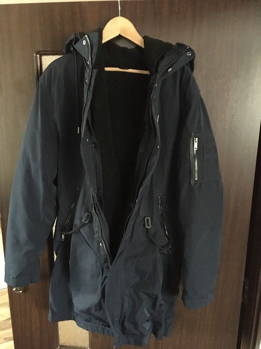 Geaca de barbati, marca Zara, tip Parka + CADOU