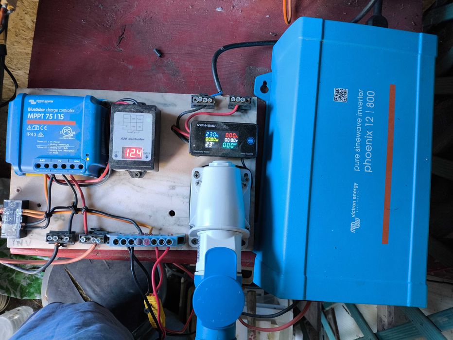 Circuit electric invertor (fotovoltaice) controller, aparat masura.