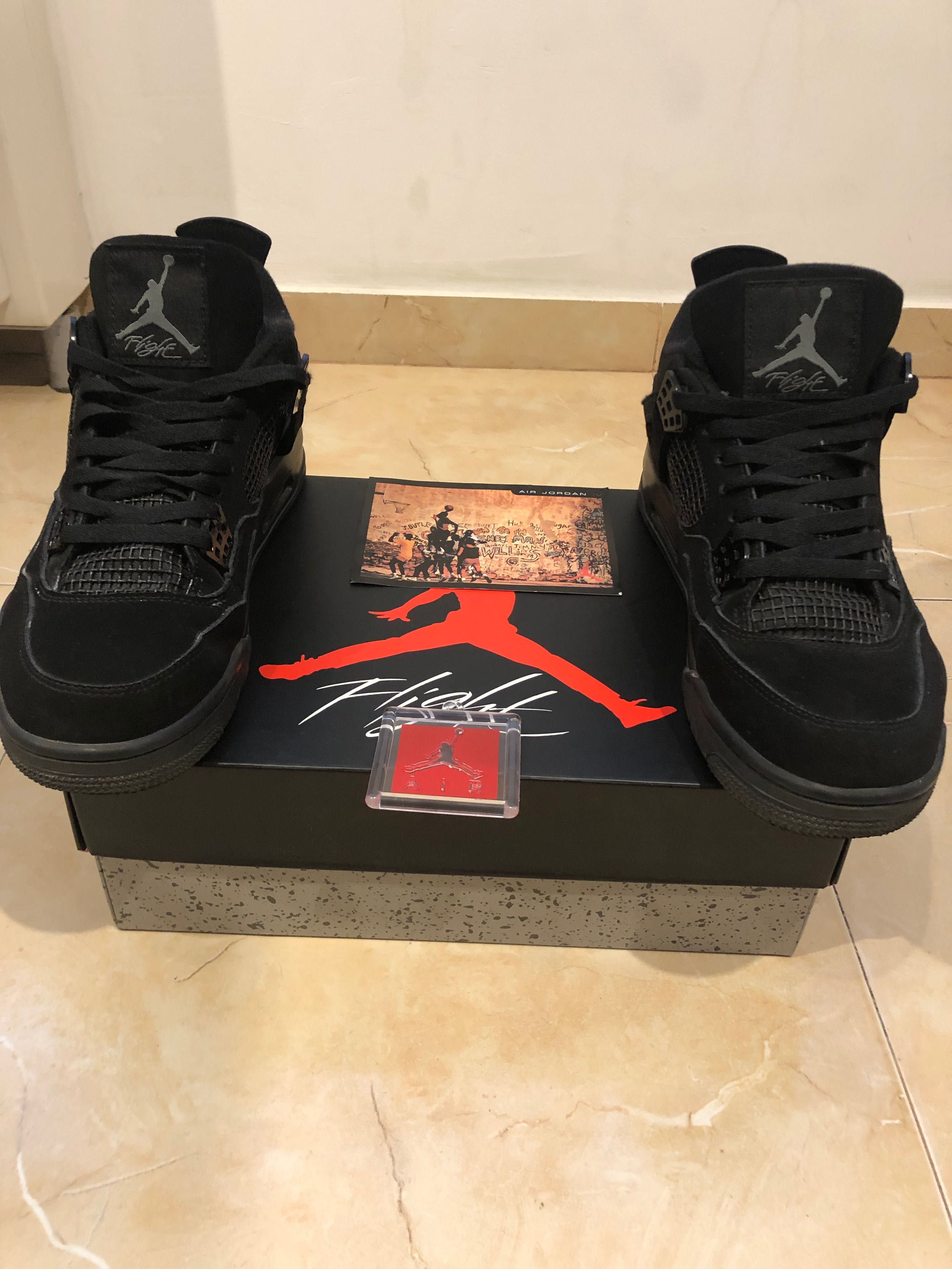 Jordan 4 black cat 180