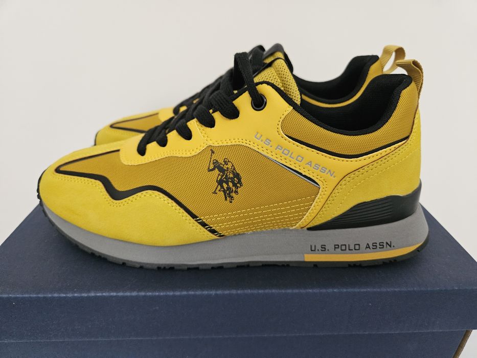 Sneakers barbati noi,U.S Polo Assn,marimea 42