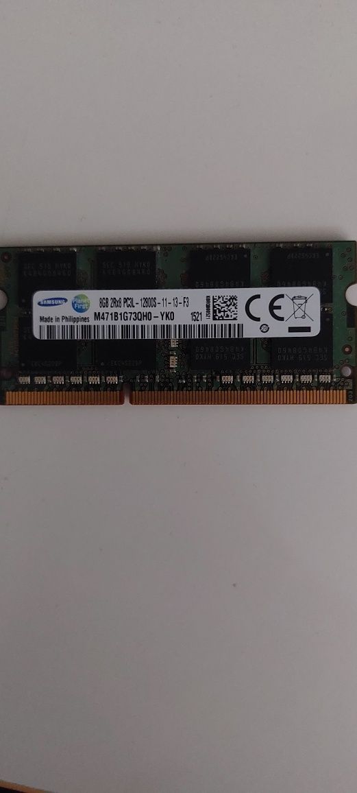 Ram laptop 8GB DDR3L 1600 mhz SKhynix, Micron, Samsung