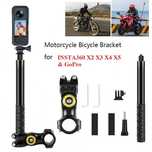 Set prindere bicicleta motocicleta stick + clema Insta360 X3 X4 X5