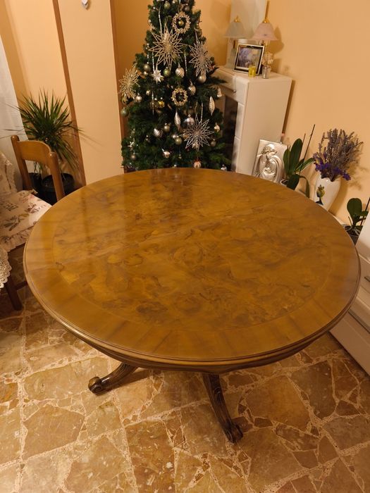 Masă extensibilă + 6 scaune Baroc