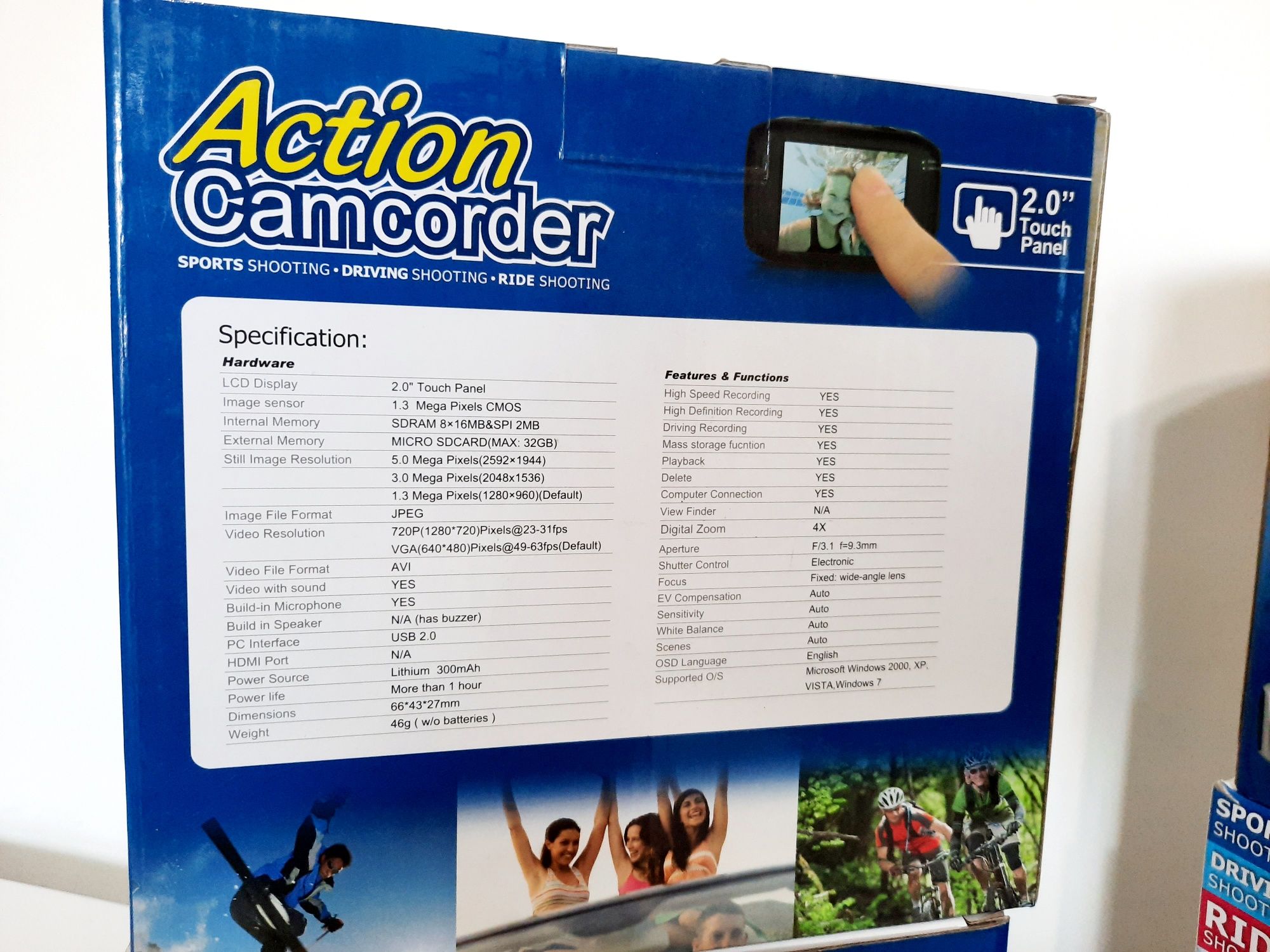 Camera video Action Camcorder NOU