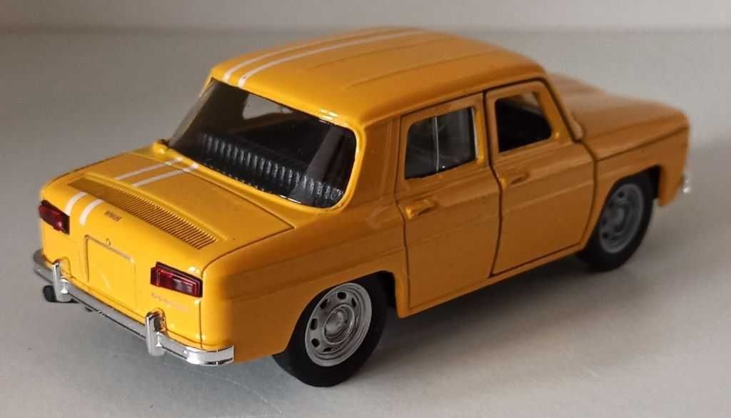 Macheta Renault 8 Gordini (Dacia 1100) galben - Welly 1/36