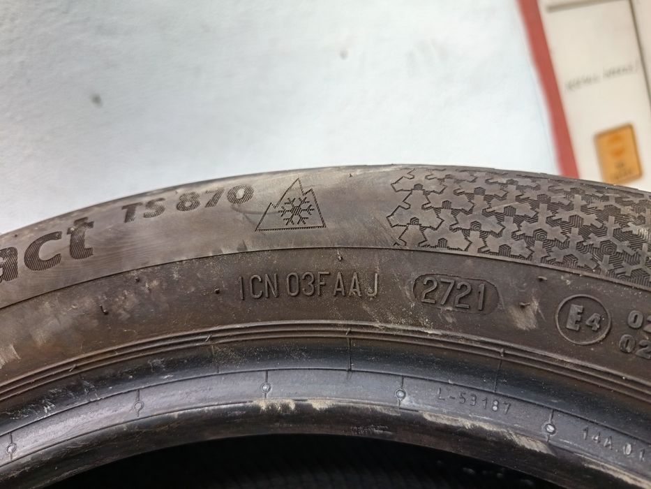 Anvelope MS iarna 195 55 16 continental 2021 6.5-7mm