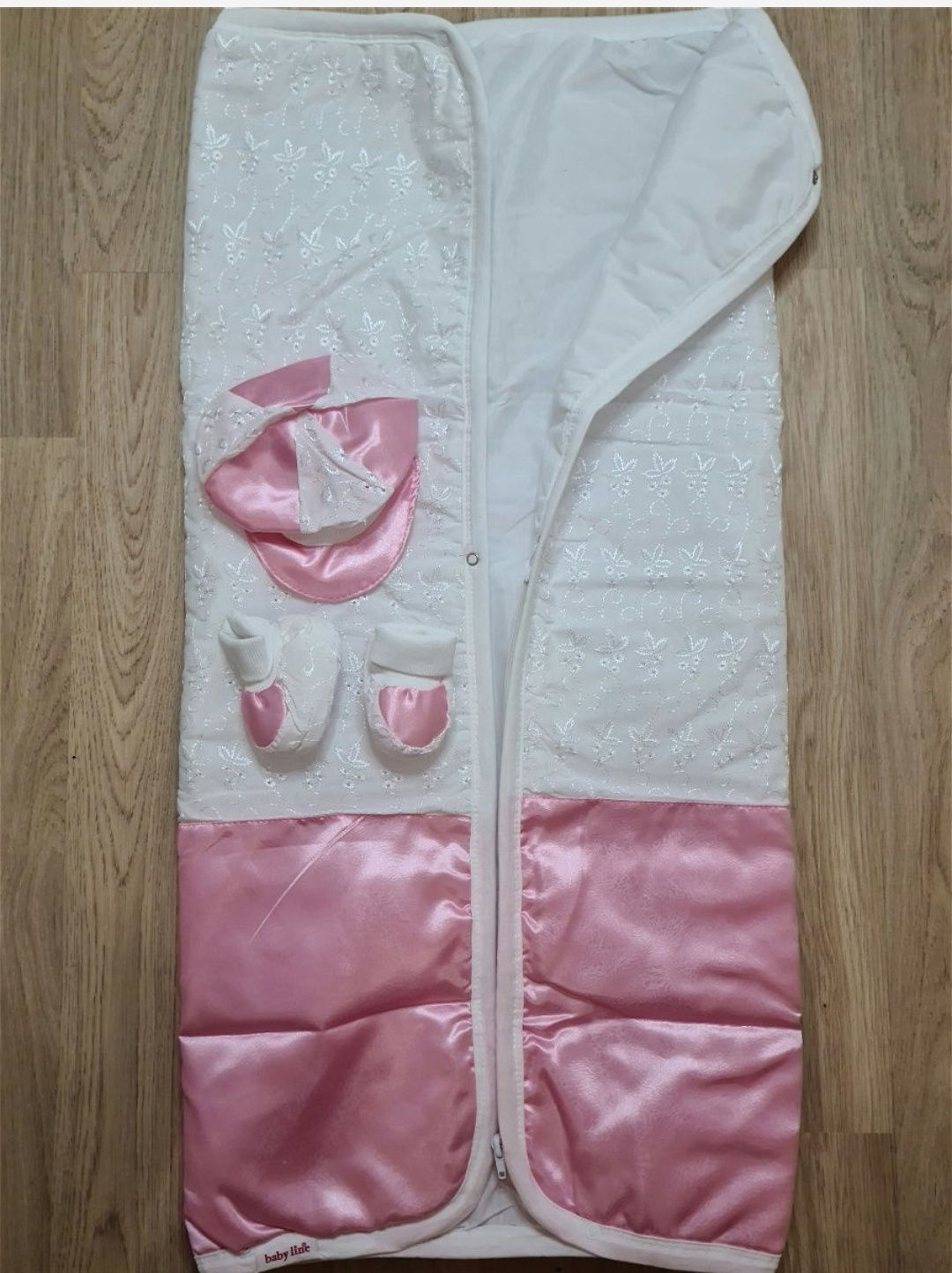 Конверт для новорожденного розовый