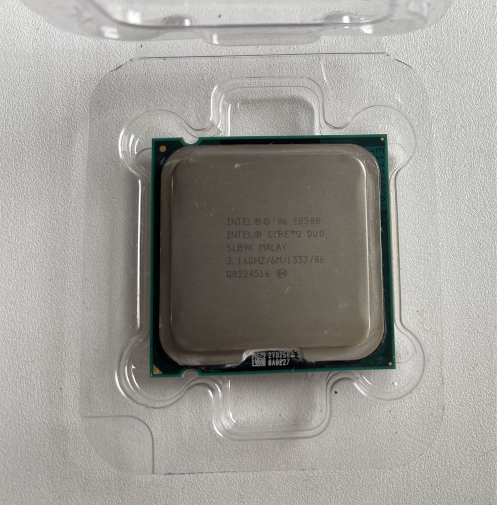 Intel Core 2 Duo E8500 частота 3.16 ГГц