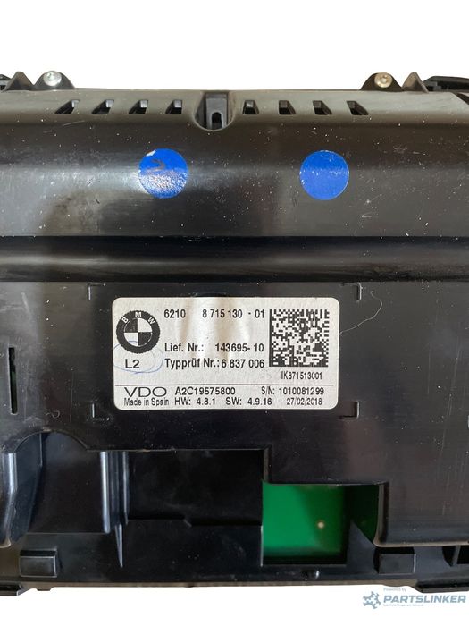 Ceasuri digitale de bord BMW 1 II F20 2010 - > 8 715 130 01