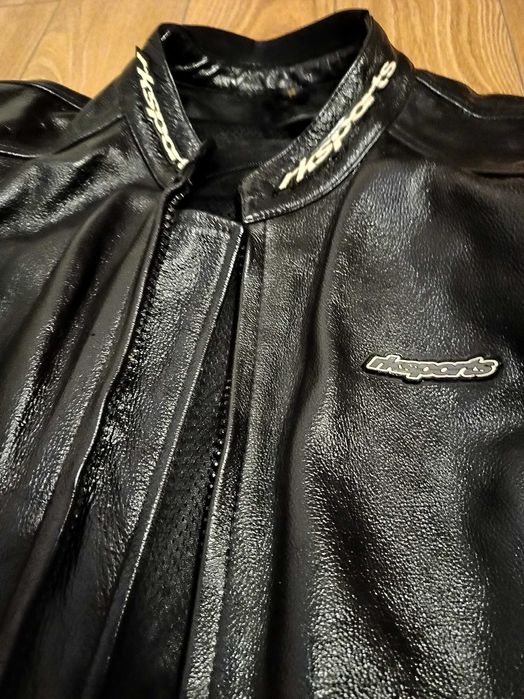 Geaca motociclist / moto, piele naturală, marca RK Sport, marime M