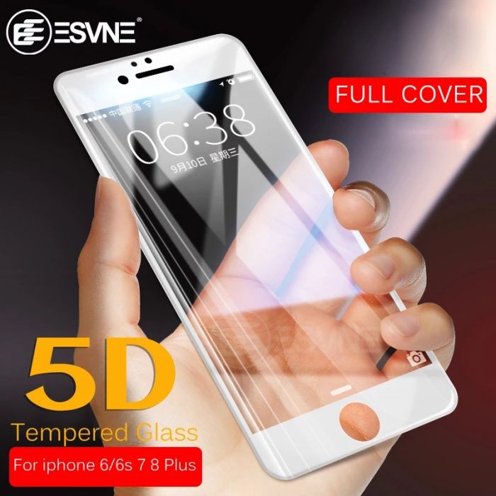 Folie sticla securizata compatibil Iphone 7 Plus / Iphone 8 Plus