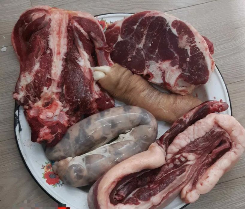 Табактап жылкы ети согым сирактап