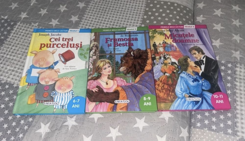 Set de 3 carti pt copii pe nivele