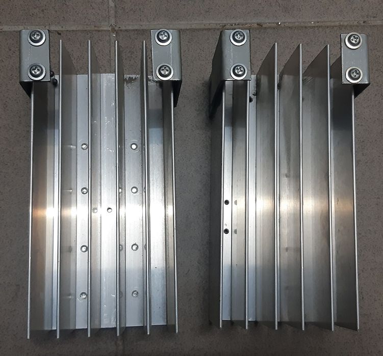 Radiator aluminiu masiv industrial toate felurile negru argintiu