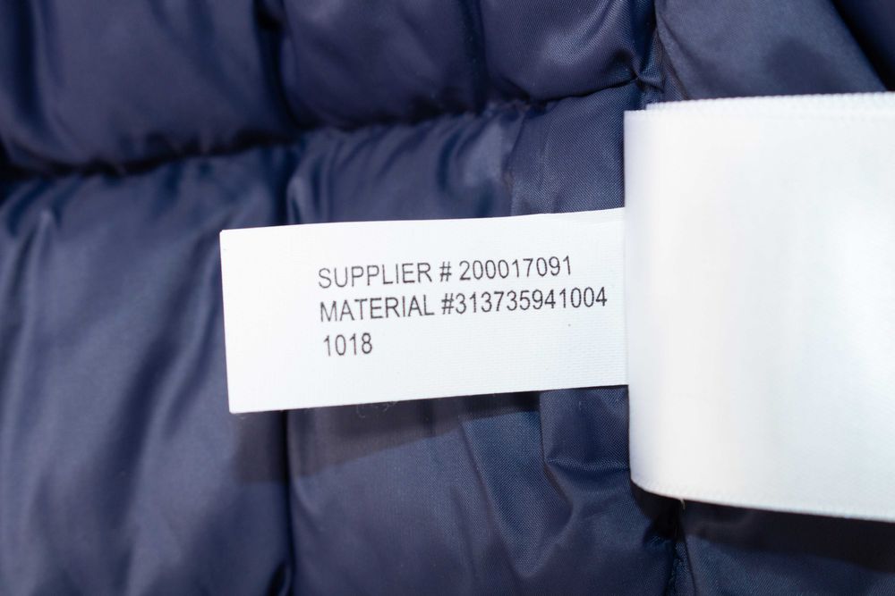 Polo Ralph Lauren оригинално пухено яке за момиче синьо пеплум стил 7г