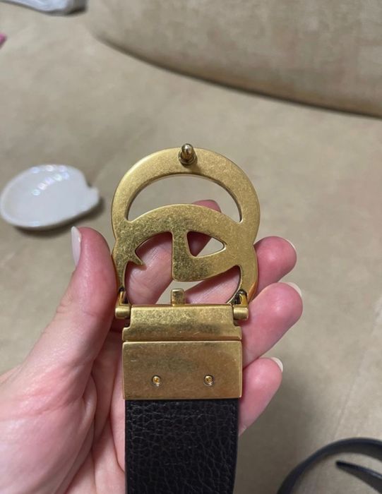 Curea Gucci Reversibila, marimea 75