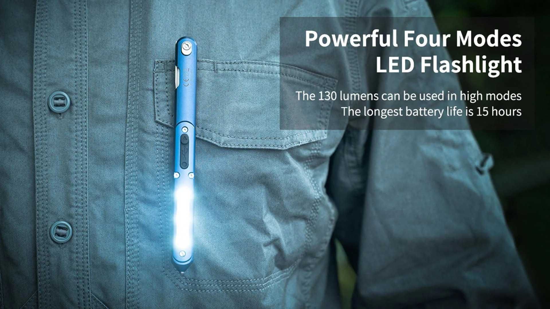 Lanterna Wuben E62 Pen Light multifuncțional