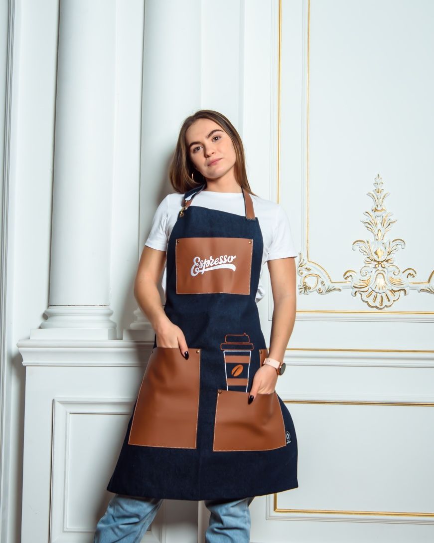 Спец Акция  5+1  фартук для басиста, официант,  поваров Спецодежда