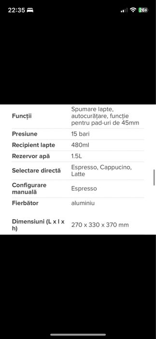 Espressor Breville Prima Latte