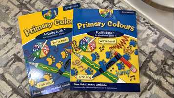 Тетрадь и учебник Primary Colours