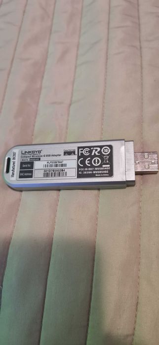 Adaptor Wireless Linksys, model WUSB54GC, USB 2.0