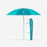 Umbrelă de plajă 2 locuri 160cm UPF 50+ Paruv windstop Albastru