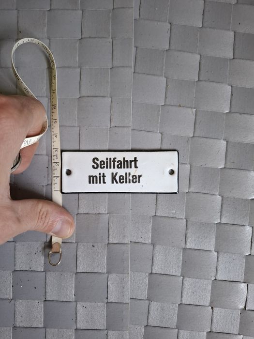 Германска малка емайлирана табела