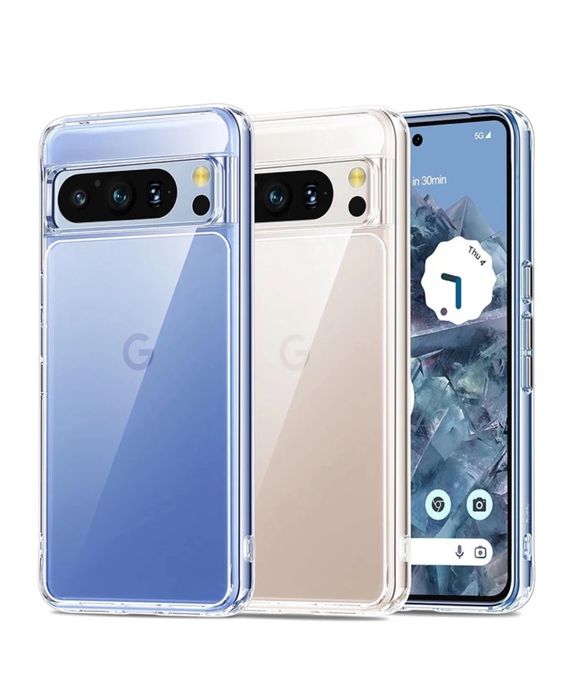 Google Pixel 8 Pro 9 9 ULTRA XL Husa Fashion Case Silicon Neagra Clara