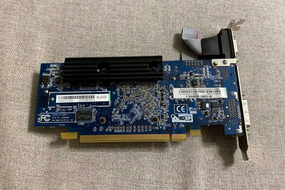 Placa video Sapphire HD4350 256MB DDR2 64-Bit, DVI, VGA, HDMI PCI E