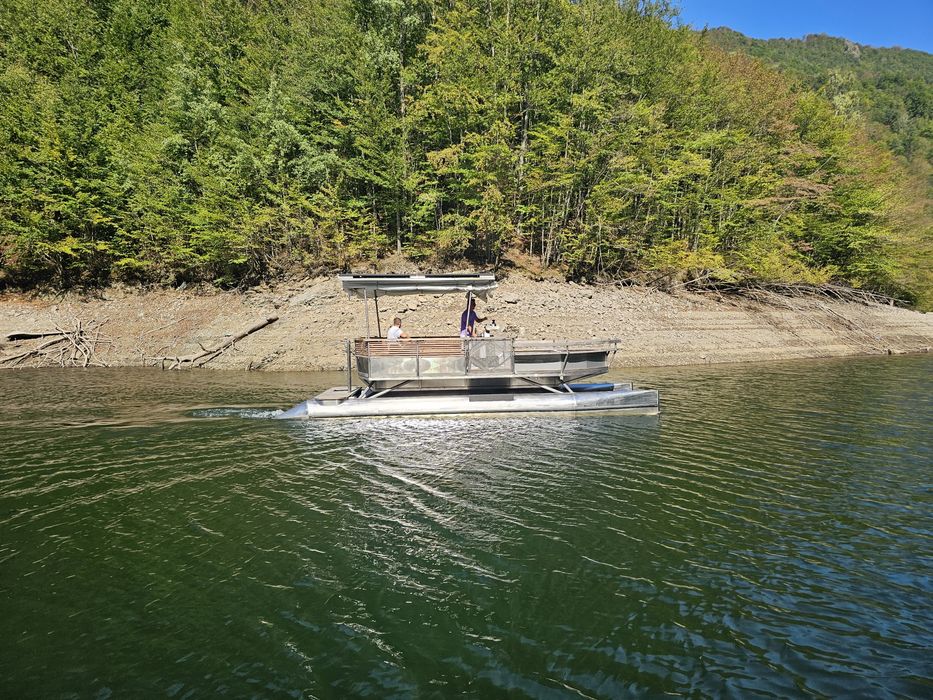 Vand Barca Catamaran Ponton Solar Full Electric