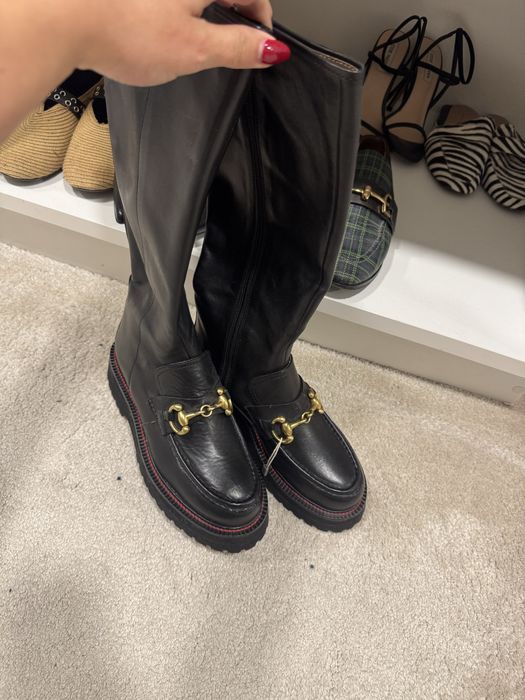 Италиански ботуши естествена кожа